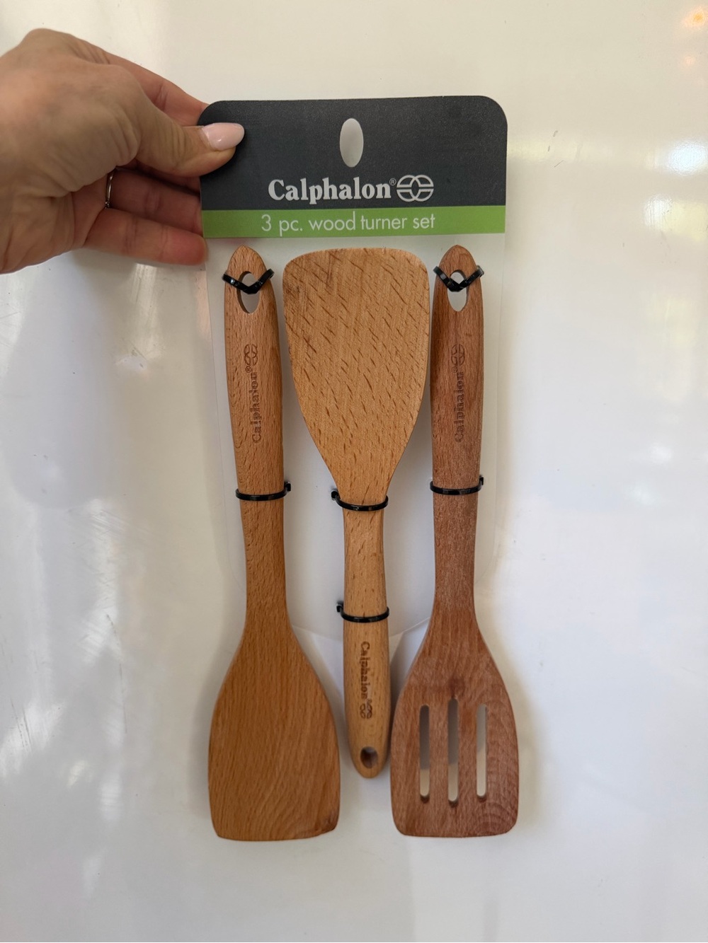 Calphalon Natural Wood 3-Piece Turner Set